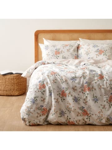 BELLA MAISON 3-delige renforcé beddengoedset "Gwen" wit/meerkleurig