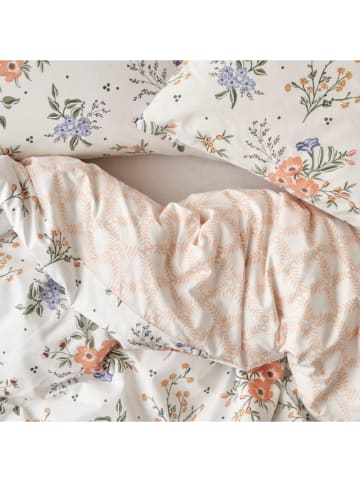 BELLA MAISON 3-delige renforcé beddengoedset "Gwen" wit/meerkleurig