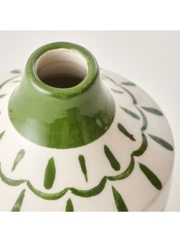 BELLA MAISON Oliedispenser crème/groen - 600 ml