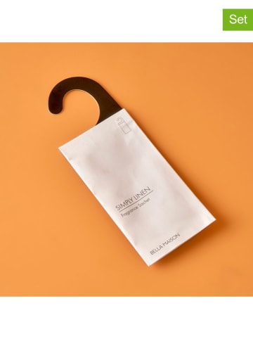 BELLA MAISON 2-delige set: geursachets ''Simply Linen'' wit - 2x 25 g