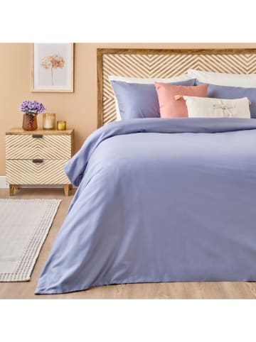 BELLA MAISON 2tlg. Satin-Bettwäsche-Set ''Supreme'' in Blau