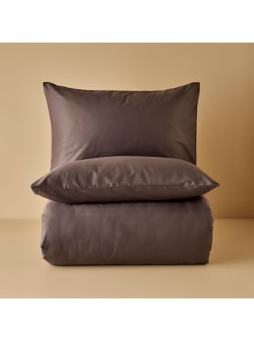 BELLA MAISON 2tlg. Satin-Bettwäsche-Set ''Supreme'' in Dunkelblau