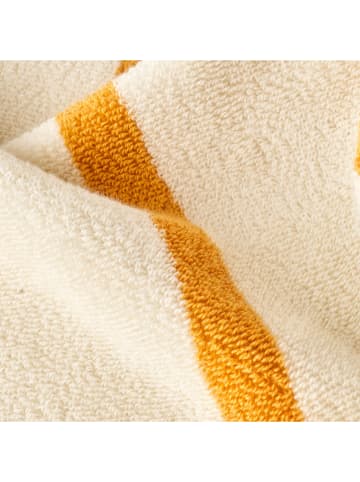 BELLA MAISON Hnadtuch ''Ella'' in Creme/ Orange - (L)90 x (B)50 cm