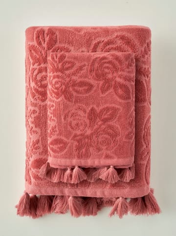 BELLA MAISON Handdoek lichtroze - (L)90 x (B)50 cm