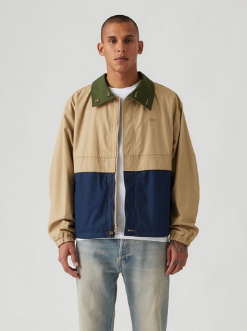 Levi's Tusssenjas beige/donkerblauw