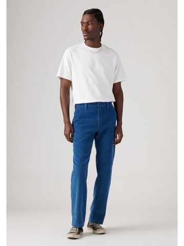 Levi's Spodnie sztruksowe w kolorze niebieskim