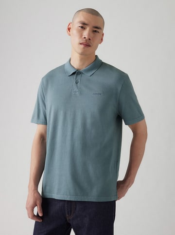 Levi's Koszulka polo w kolorze niebiesko-szarym