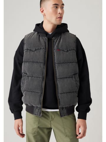 Levi's Doorgestikte bodywarmer antraciet