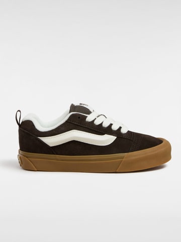 Vans Leder-Sneakers "Knu Skool" in Schwarz