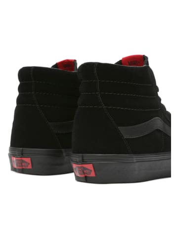 Vans Leren sneakers "SK8-Hi" zwart