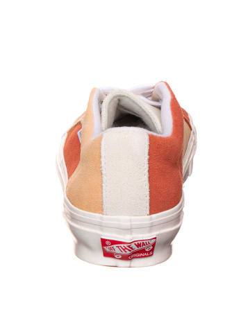 Vans Leren sneakers crème/oranje/rood
