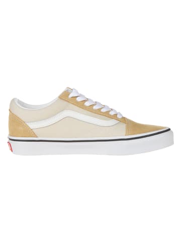 Vans Leren sneakers geel/beige