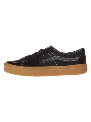 Vans Leder-Sneakers in Schwarz