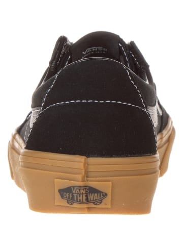 Vans Skórzane sneakersy w kolorze czarnym