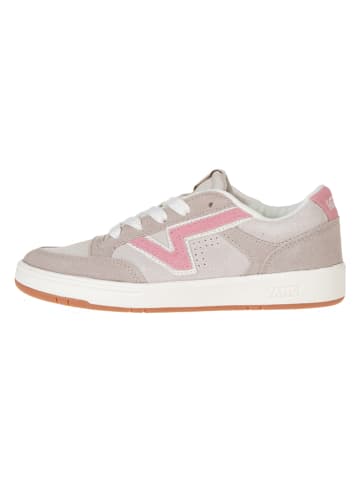 Vans Leder-Sneakers in Beige/ Rosa