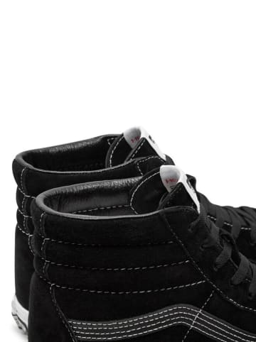 Vans Skórzane sneakersy "Sk8-Hi" w kolorze czarnym