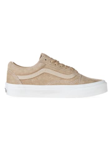Vans Skórzane sneakersy "Old Skool" w kolorze jasnobrązowym