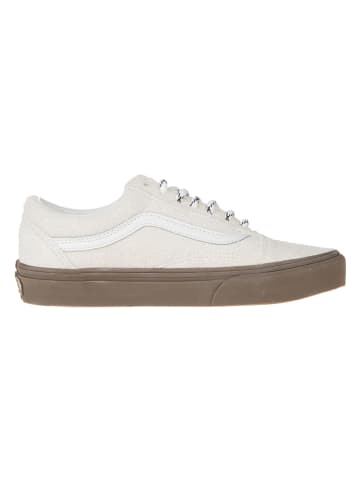 Vans Skórzane sneakersy w kolorze beżowym