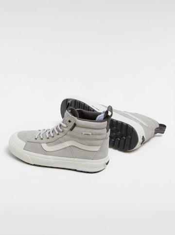 Vans Skórzane sneakersy w kolorze szarym