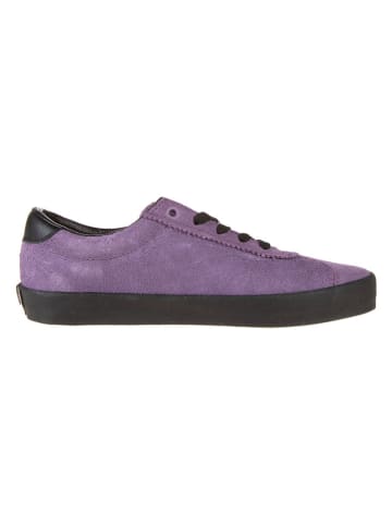 Vans Leder-Sneakers in Lila/ Schwarz