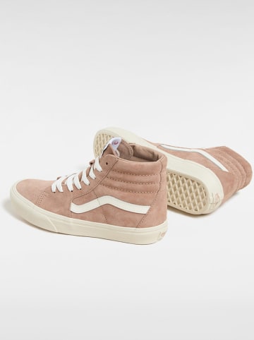 Vans Leder-Sneakers "SK8-Hi" in Hellbraun