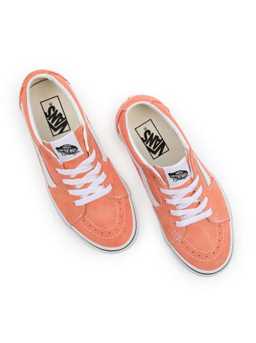 Vans Skórzane sneakersy w kolorze pomarańczowym