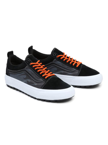 Vans Leren sneakers zwart/donkerblauw