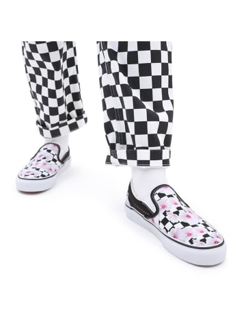 Vans Slipper "Classic" in Shwarz/ Weiß/ Rosa