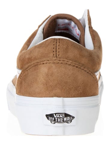 Vans Skórzane sneakersy w kolorze jasnobrązowym