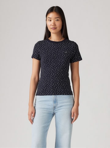 Levi's Shirt donkerblauw/wit