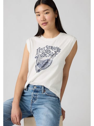 Levi's Top wit/donkerblauw