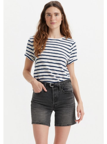 Levi's Shirt in Weiß/ Dunkelblau