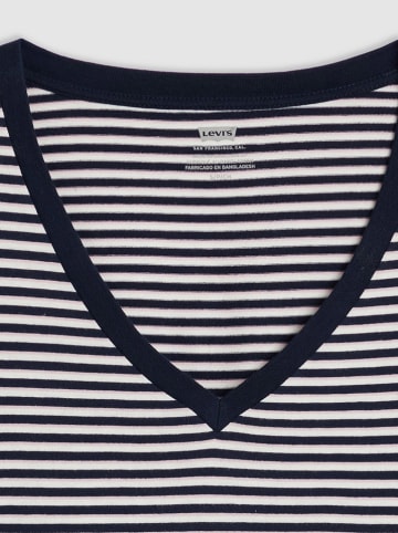Levi's Koszulka w kolorze granatowo-białym