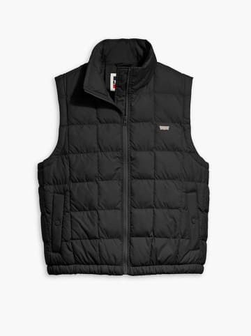 Levi's Doorgestikte bodywarmer zwart