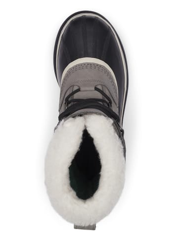 Sorel Leren winterboots "Caribou" grijs