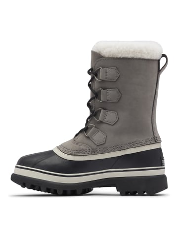 Sorel Leren winterboots "Caribou" grijs