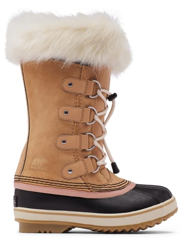 Sorel Leder-Winterstiefel "Joan Of Arctic" in Hellbraun