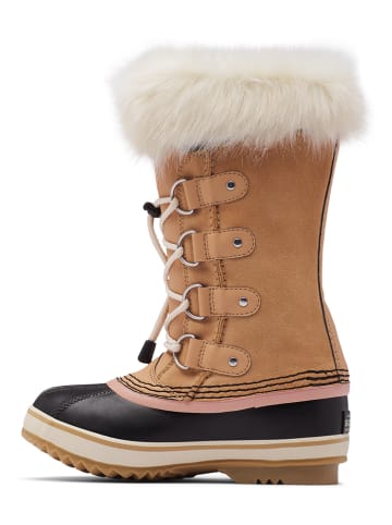 Sorel Leren winterlaarzen "Joan Of Arctic" lichtbruin