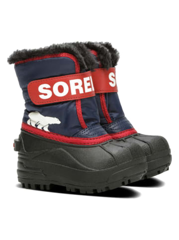 Sorel Winterlaarzen "Snow Commander" donkerblauw/zwart
