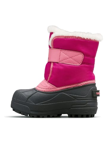 Sorel Botki zimowe "Snow Commander" w kolorze różowym