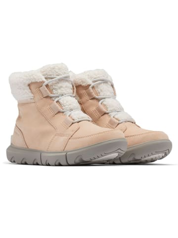 Sorel Leren boots "Explorer" beige