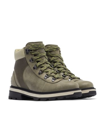 Sorel Leder-Boots "Lennox" in Khaki