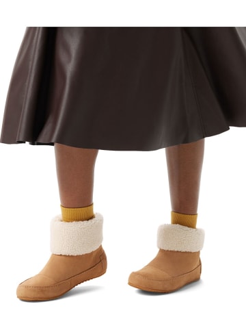 Sorel Leren winterboots "Explorer III" lichtbruin/wit