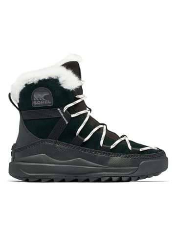 Sorel Leder-Winterboots "Ona Rmx Glacy Plus" in Schwarz
