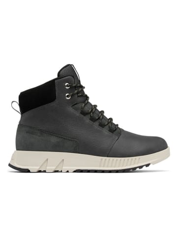 Sorel Leder-Winterboots "Mac Hill Lite Mid Plus" in Grau