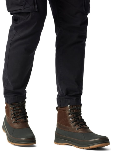 Sorel Leder-Winterboots "Ankeny II" in Braun