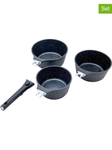 Laguiole 4-częściowy zestaw "Alizée" w kolorze czarnym