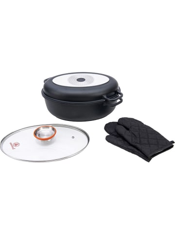 Laguiole 3-częściowy zestaw "Alizée" w kolorze czarno-pomarańczowym