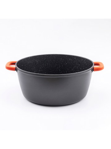 Laguiole 2tlg. Set: Kochtopf ''Greblon'' in Grau - 10,4 l