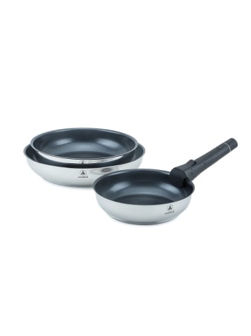 Laguiole 4-częściowy zestaw w kolorze srebrno-niebieskim